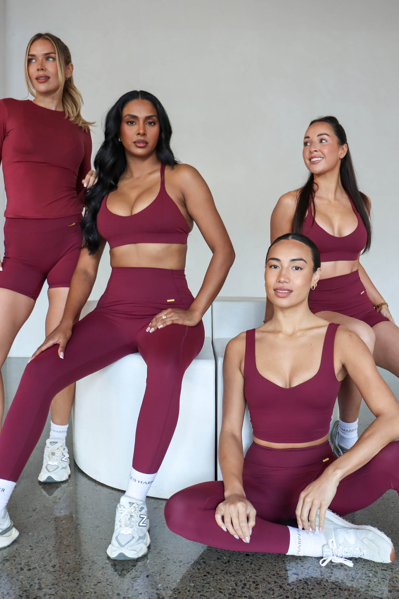 Infinity Legging - Burgundy