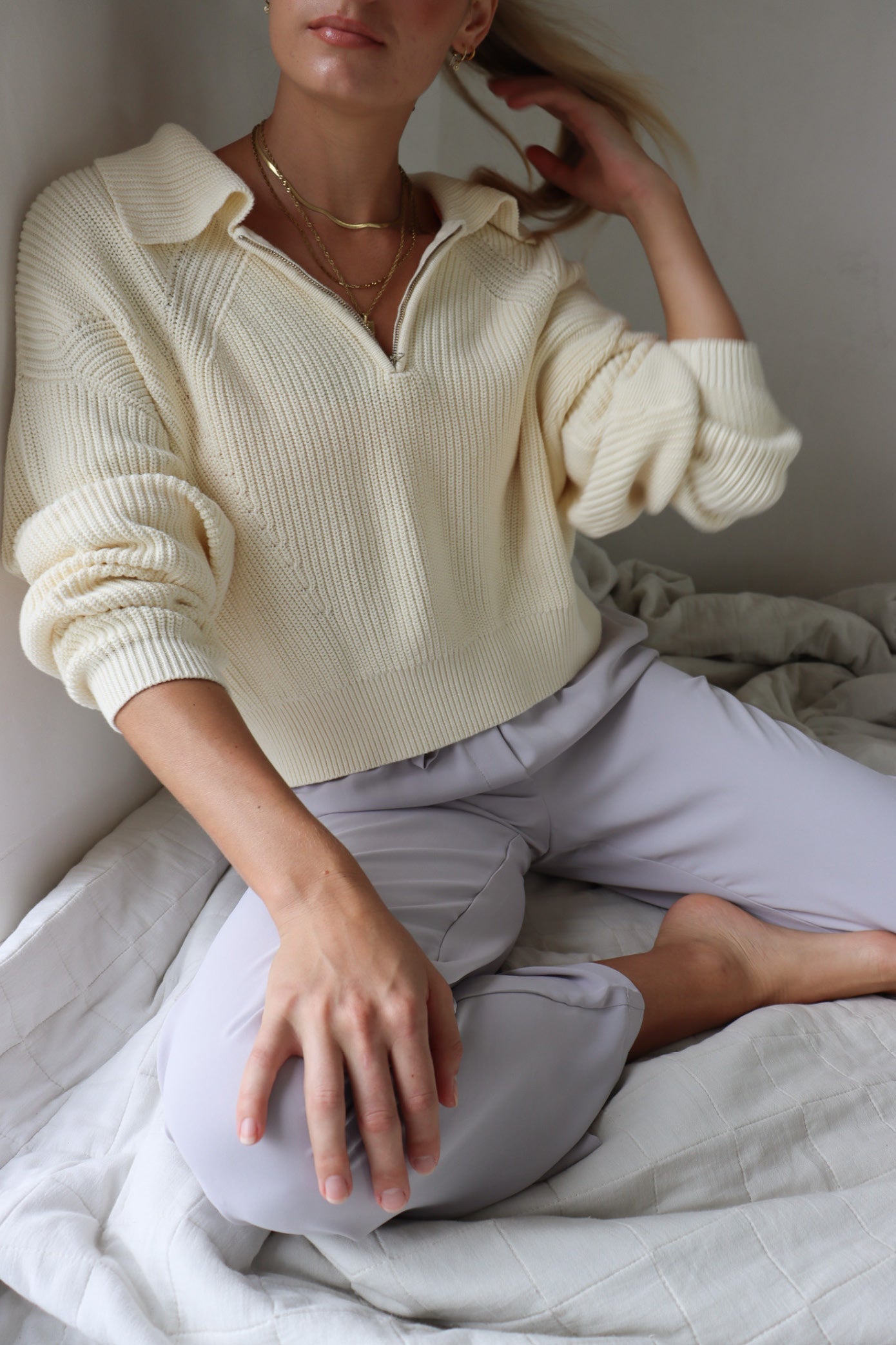 Blair Sweater - Oyster