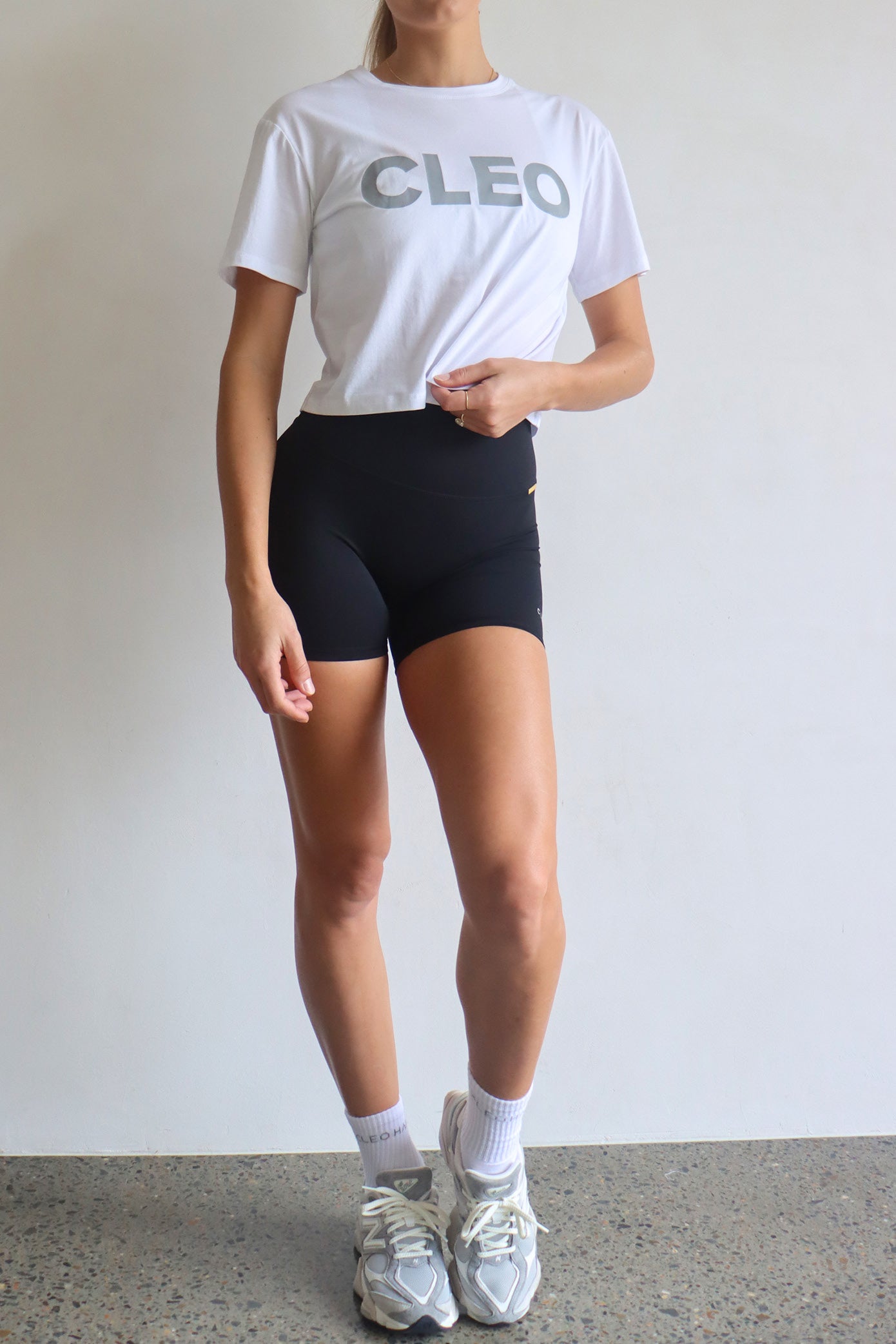 Bondi Tee - White Silver