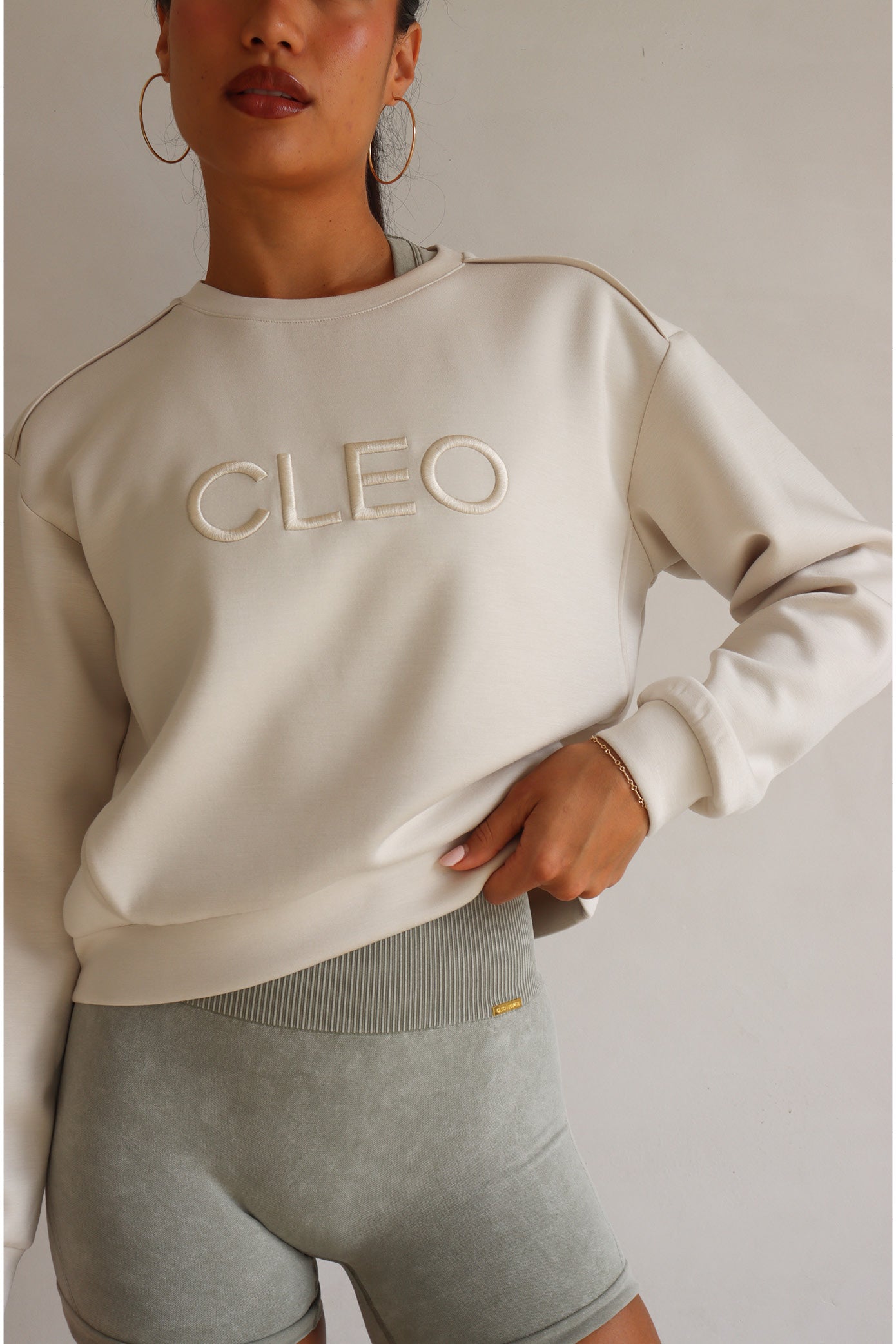 Brighton Sweater - Beige - Cleo Harper