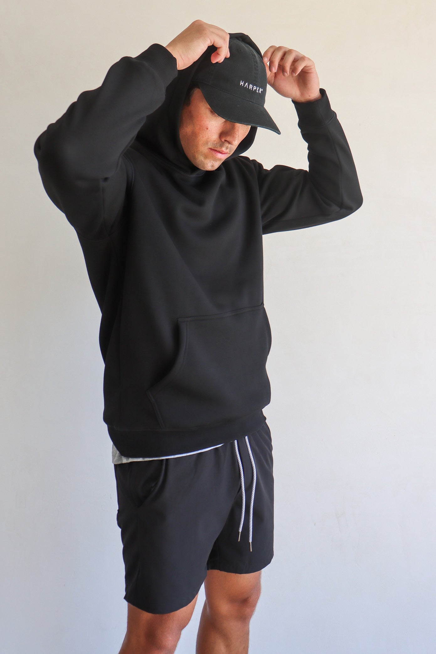 H17 Relax Cap - Black - Cleo Harper