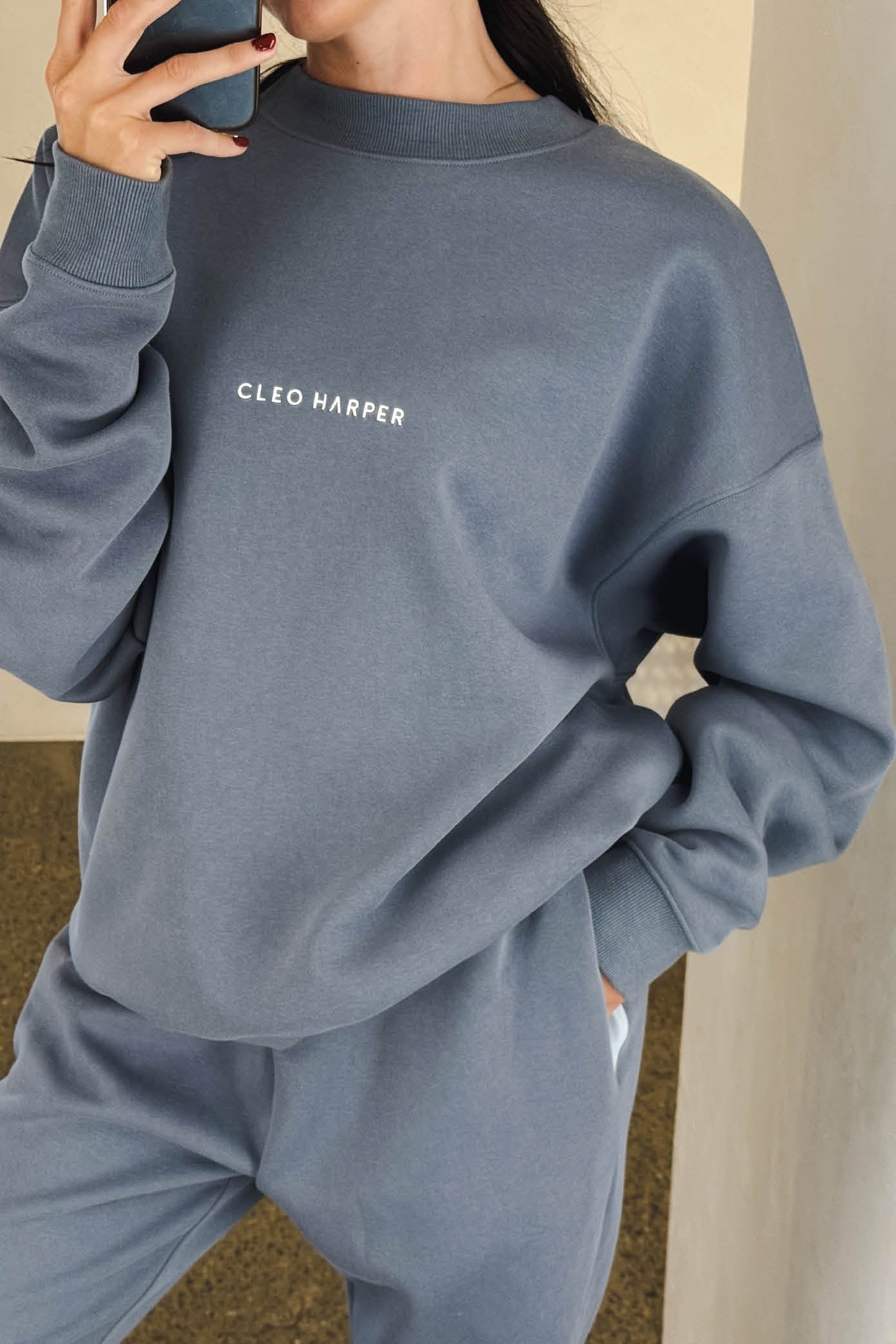 Live In Sweater - Vintage Blue