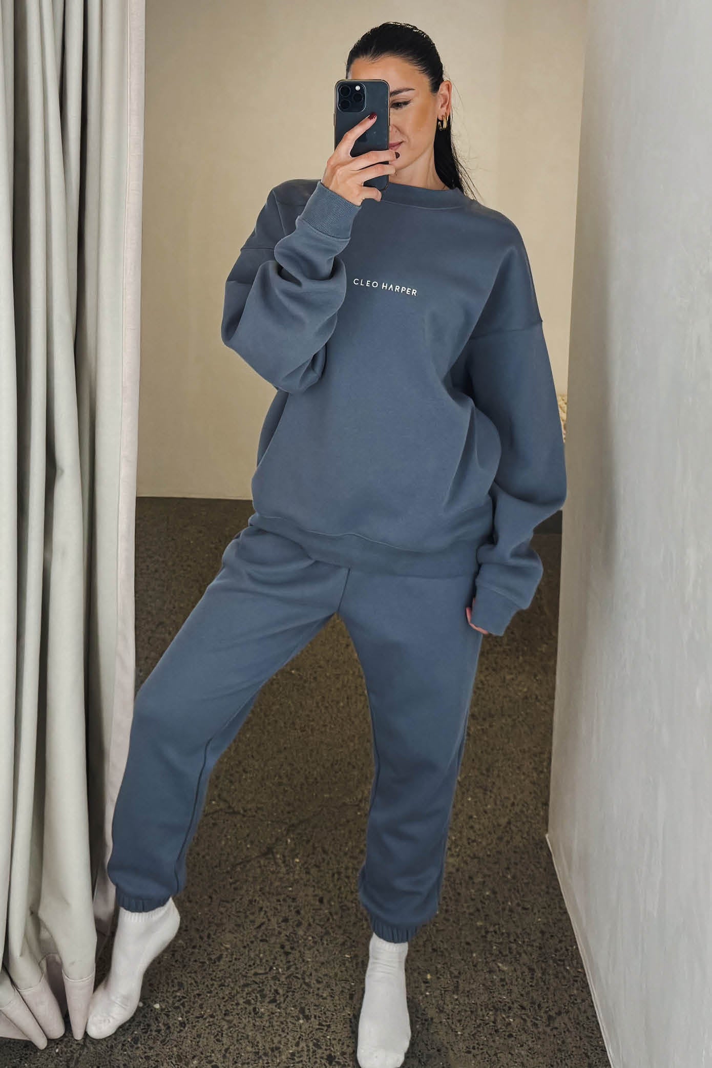 Live In Sweater - Vintage Blue