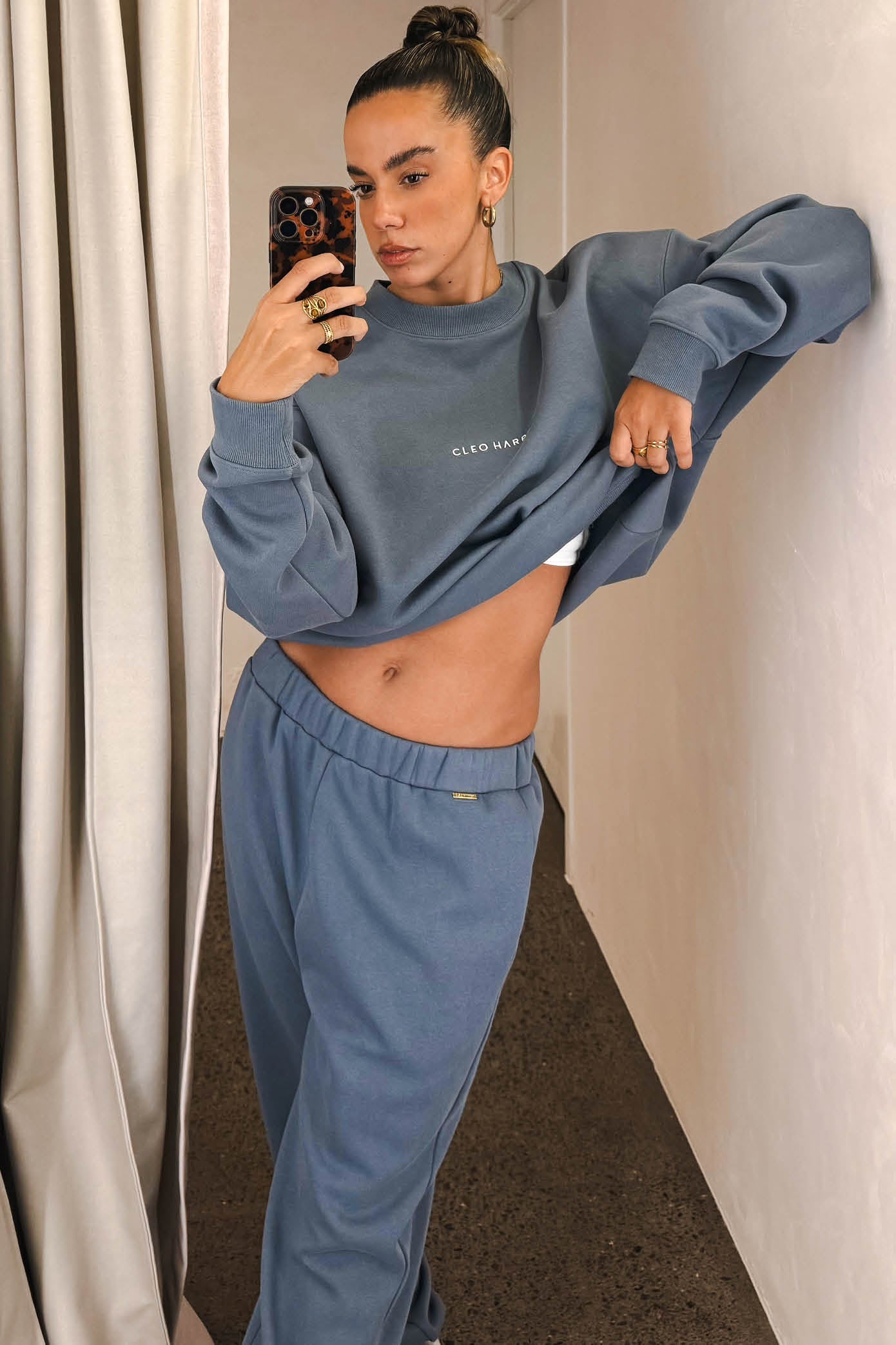 Live In Sweater - Vintage Blue