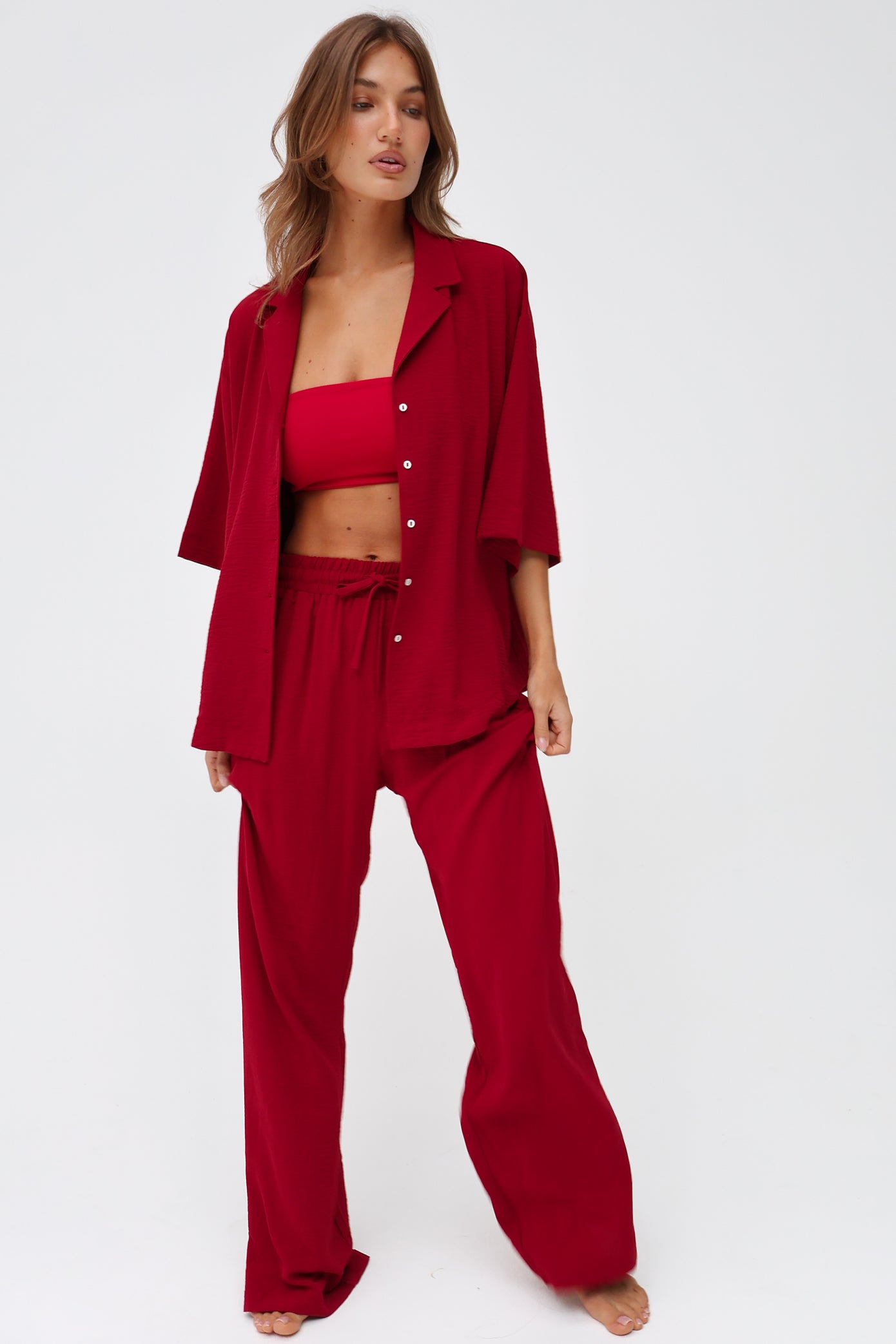 Heavenly Pant - Crimson