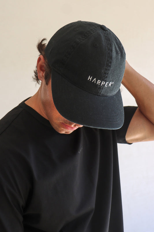 H17 Relax Cap - Black - Cleo Harper