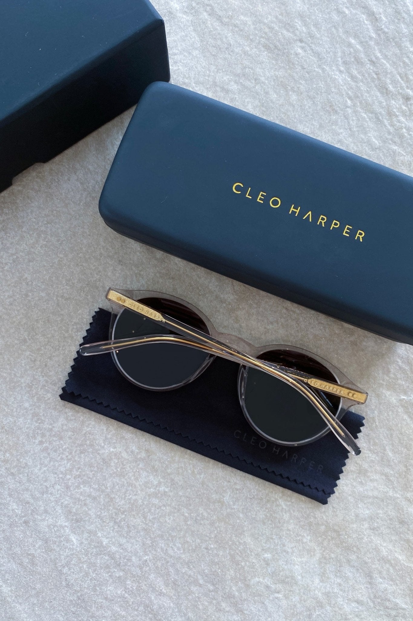 04 Sunglasses - Clear - Cleo Harper