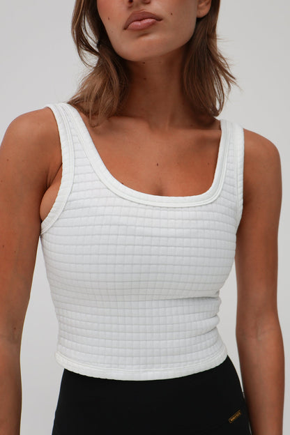 Arden Tank - White