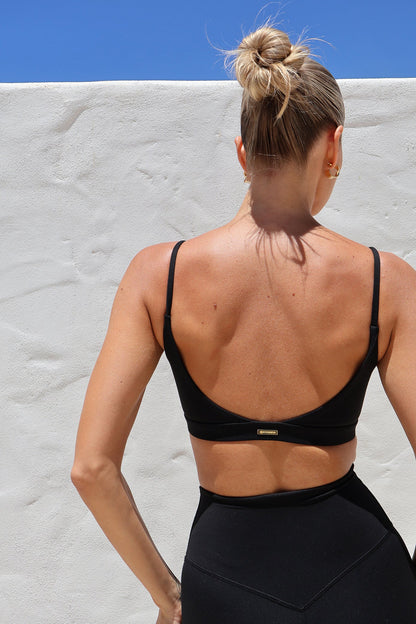 Banksia Bralet - Black