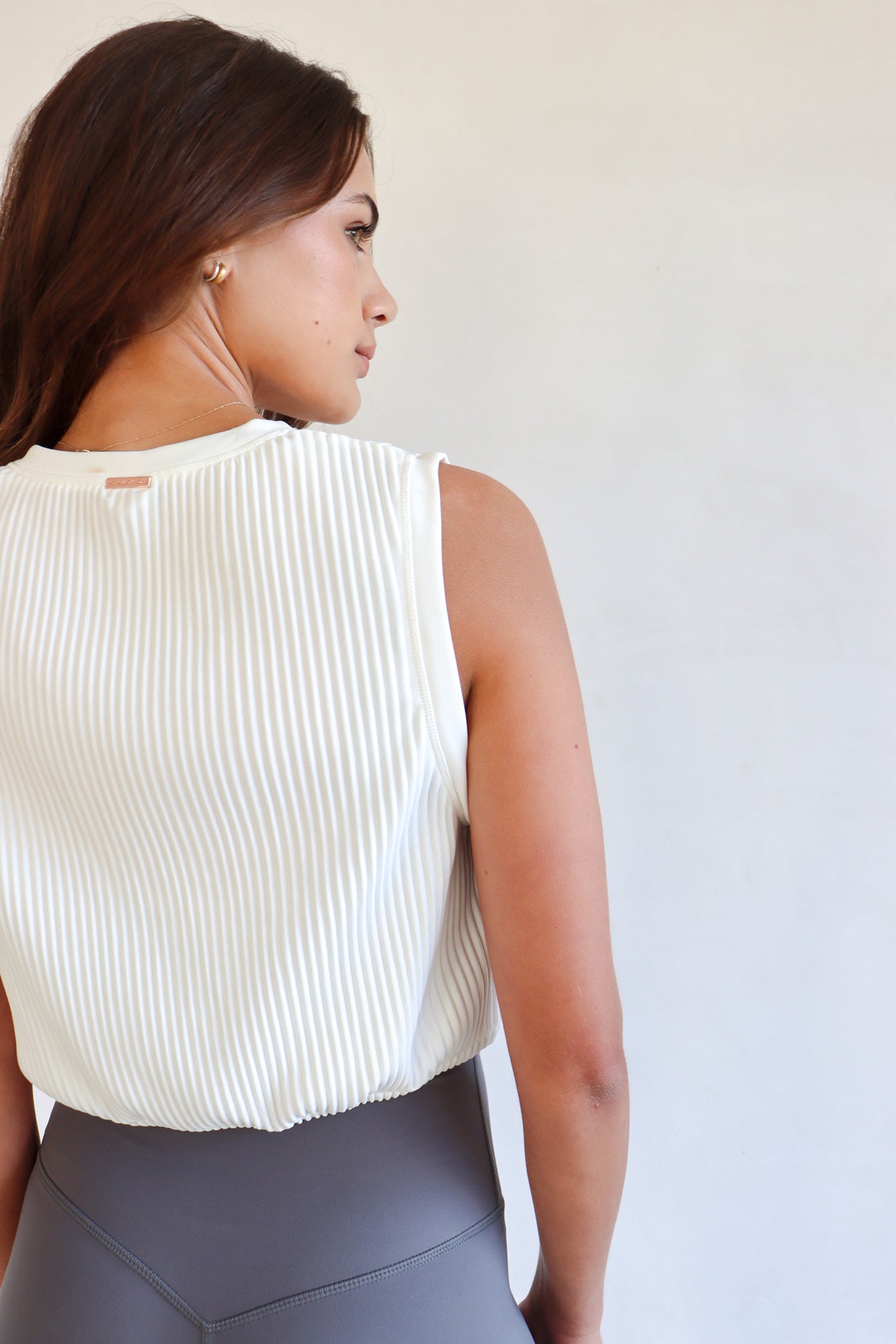Berlin Tank - Ivory - Cleo Harper