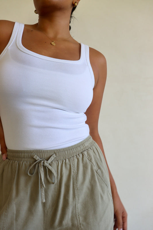 Calli Tank - White