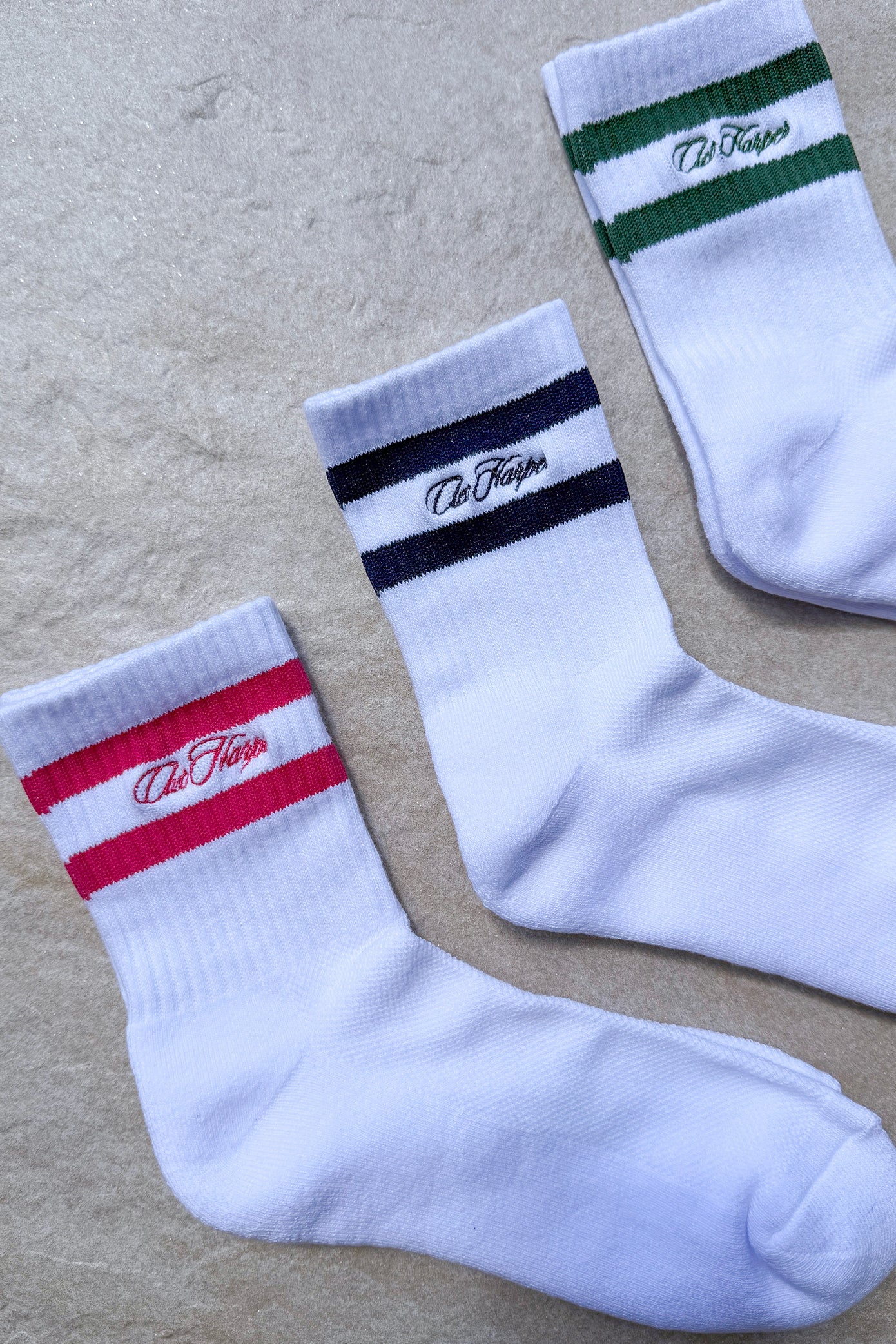Classic Socks 3 Pack - Short - Stripe