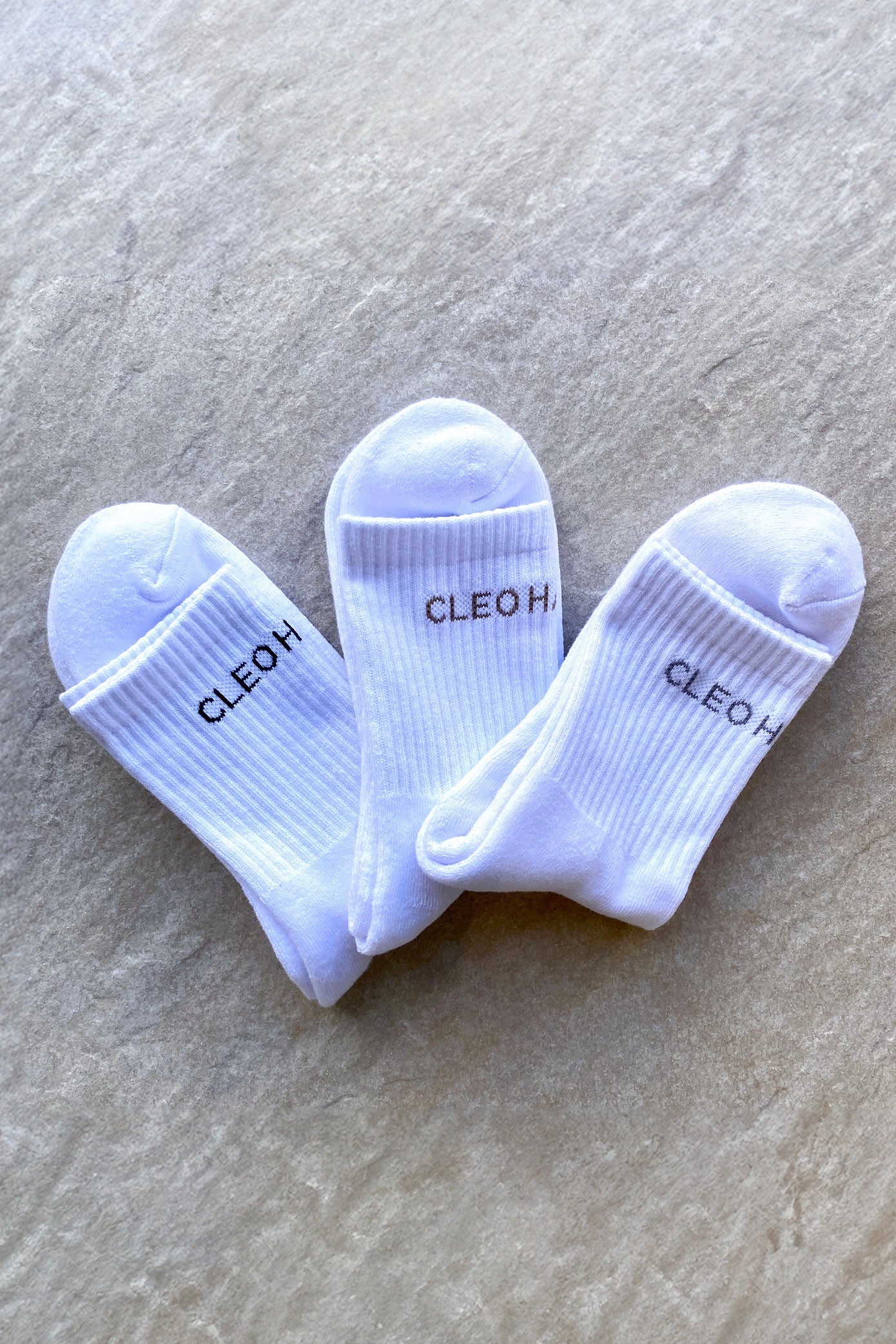 Classic Socks 3 Pack - Short - White