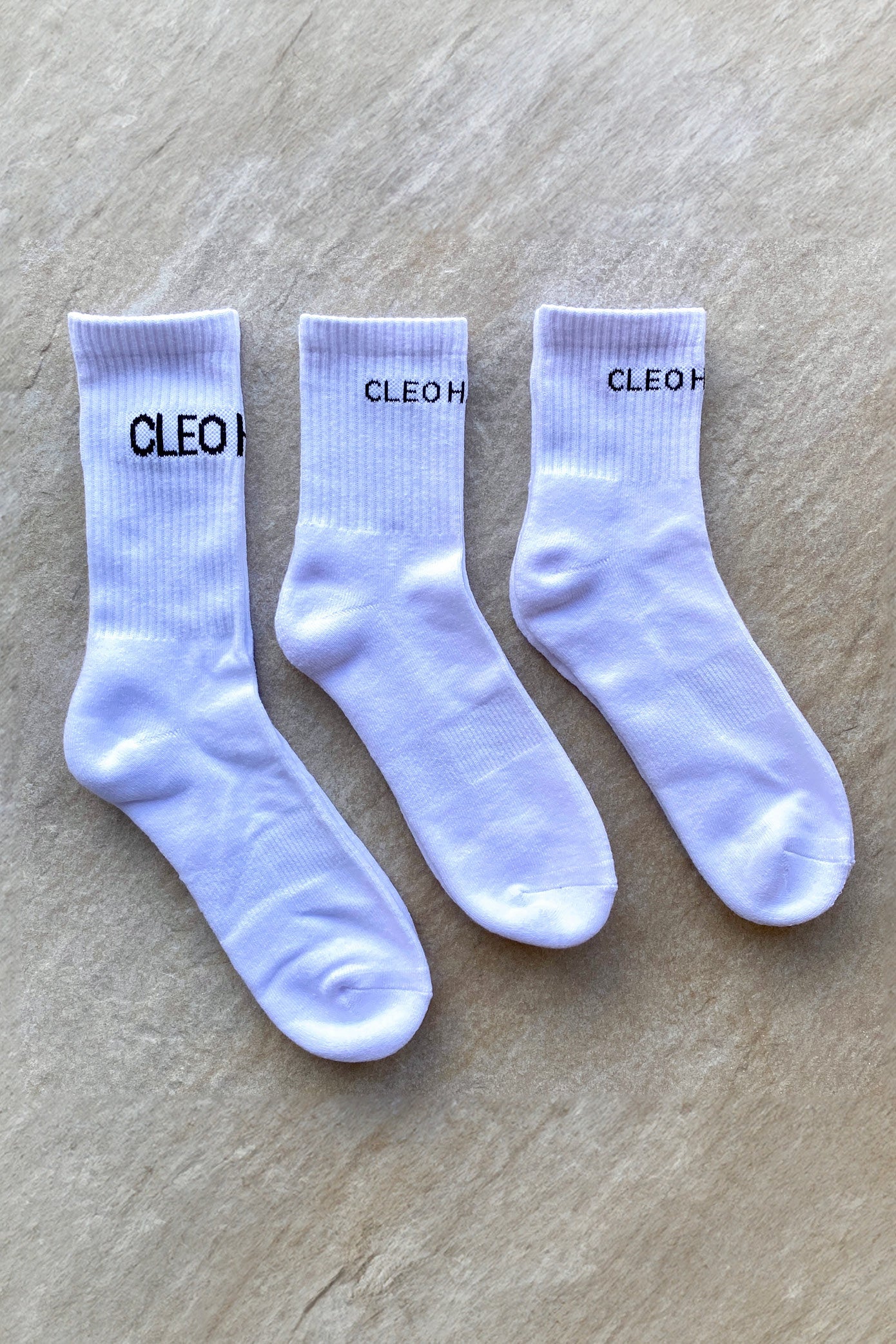 Classic Socks 3 Pack - Long - White