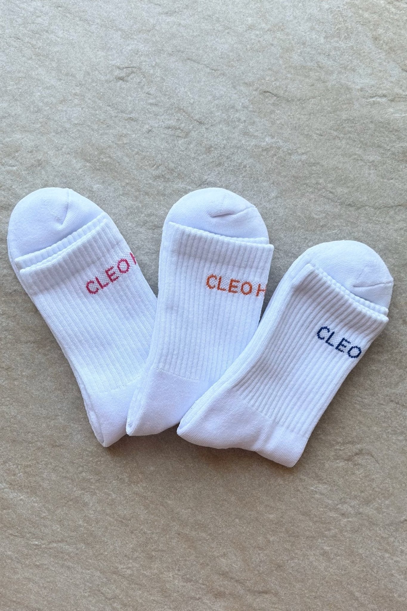 Classic Socks 3 Pack - Short - White - Sport En Vogue - Cleo Harper