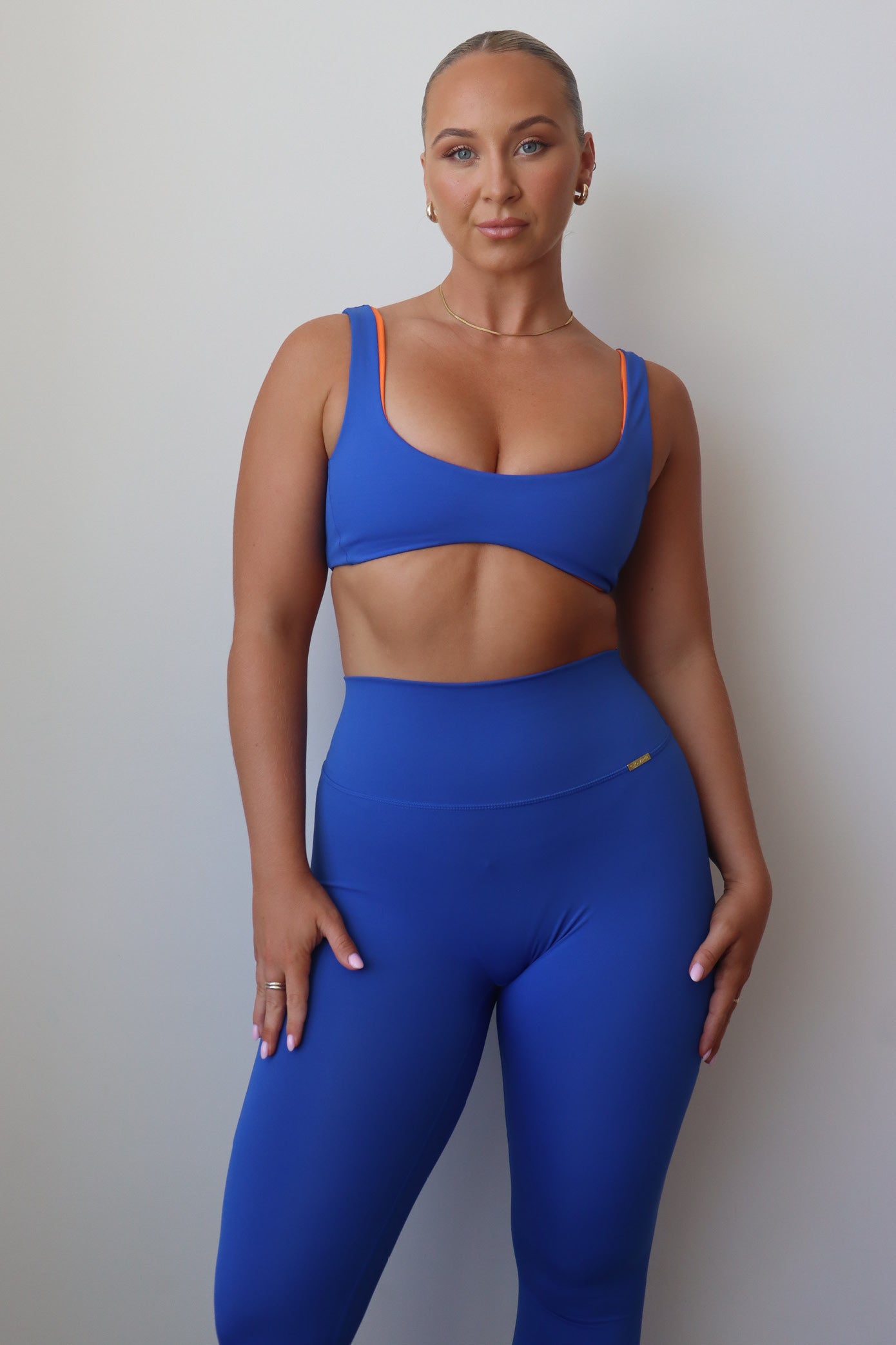 Cobalt blue gym leggings on sale