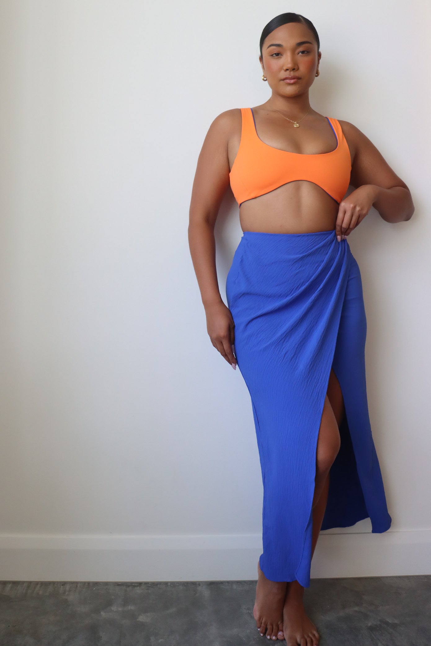 Savannah Skirt - Cobalt - Cleo Harper