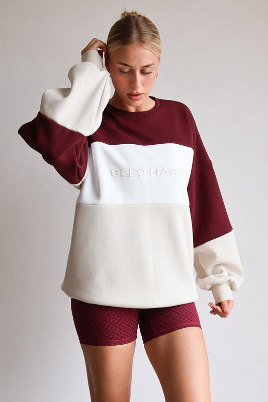 District Sweater - Burgundy
