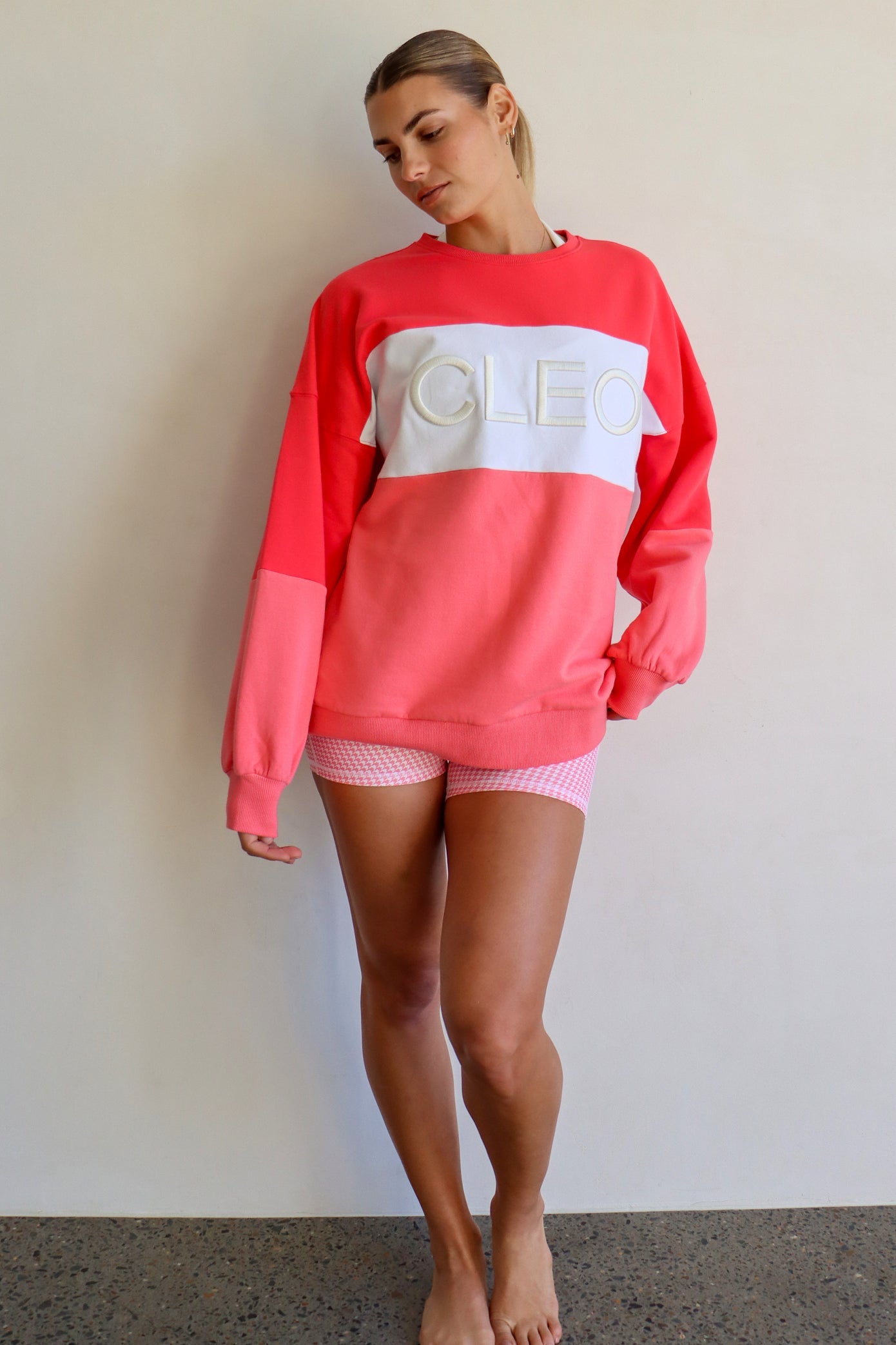 District Sweater - Peach