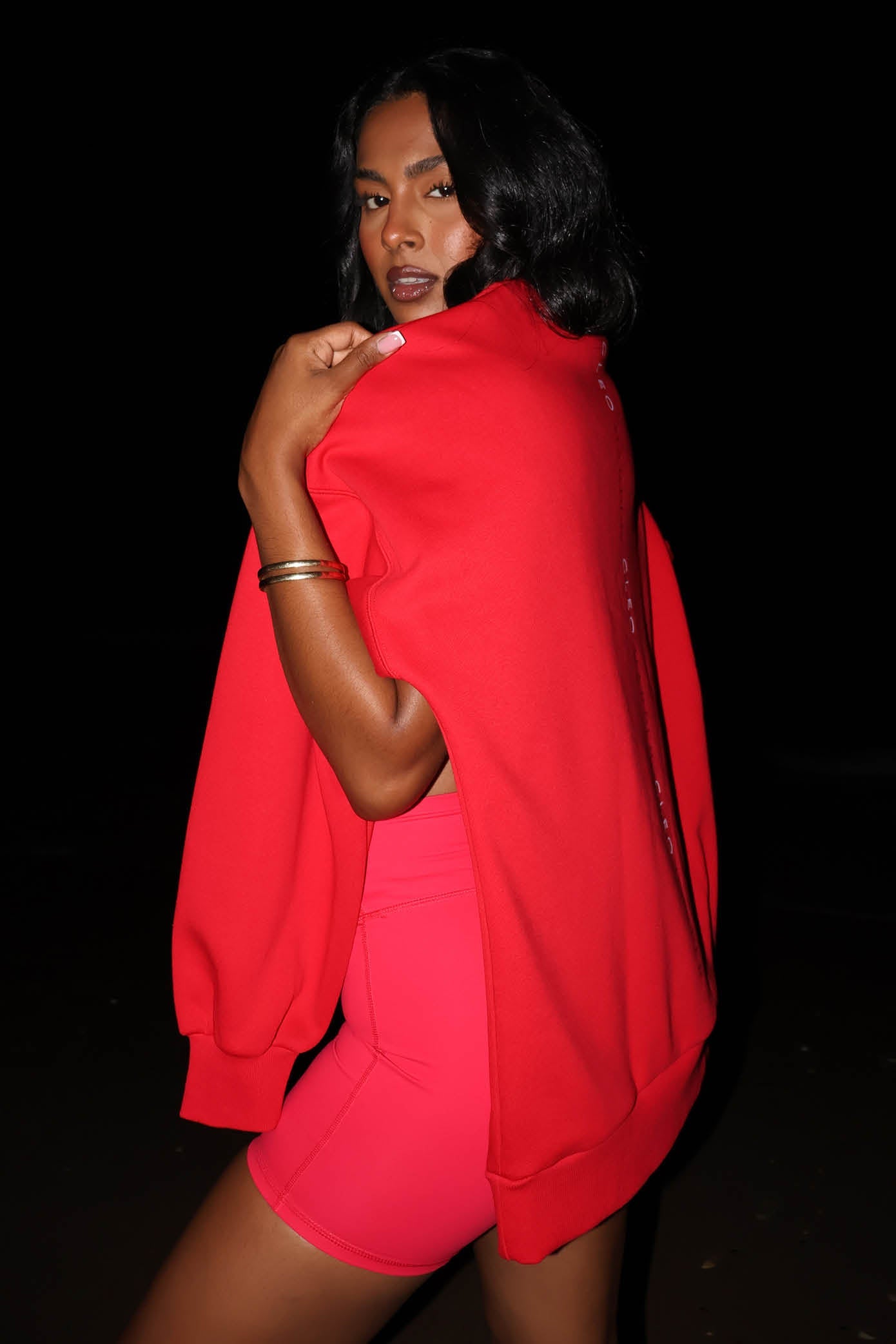 District Sweater - Red Pink