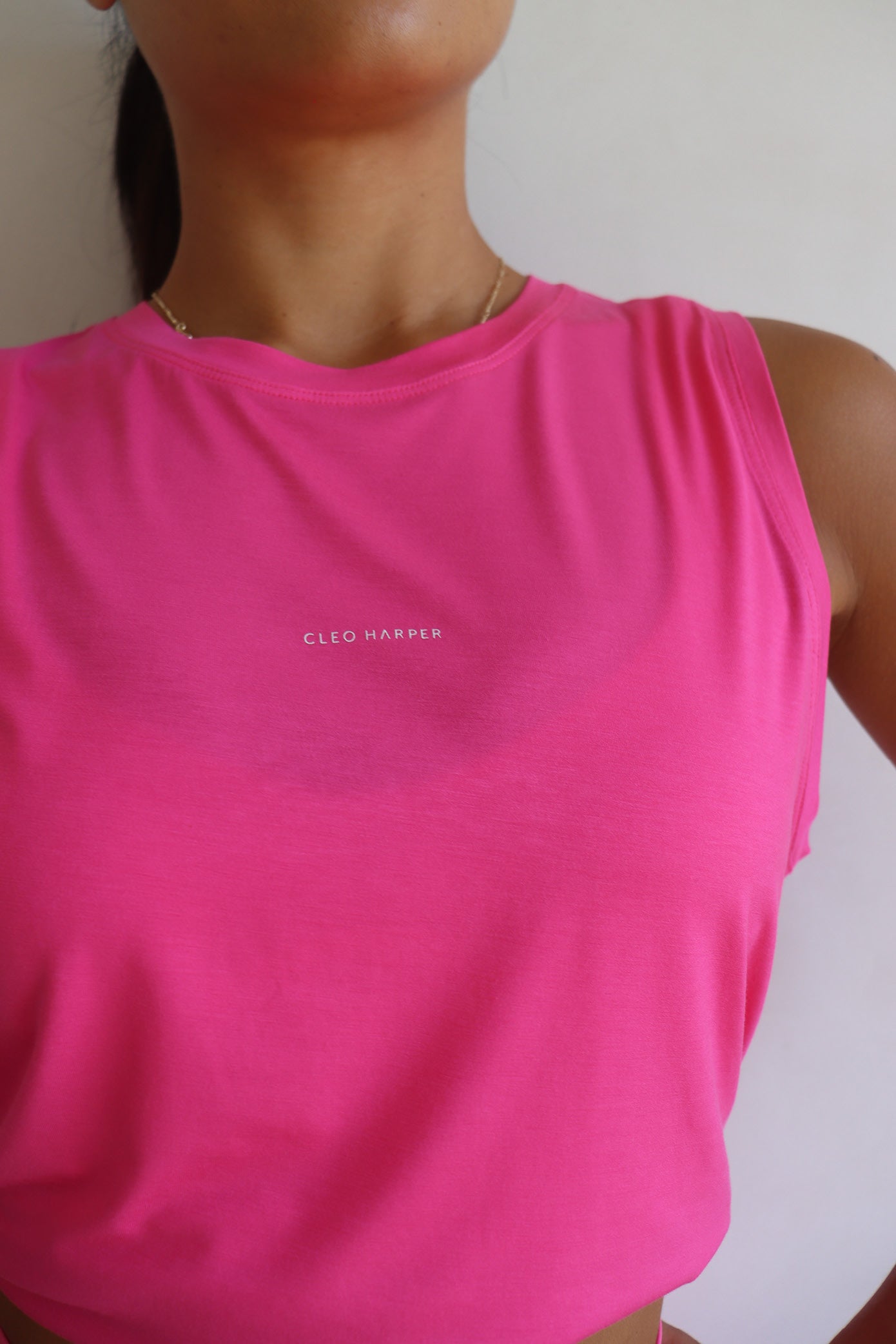 Drift Tank - Pink - Cleo Harper