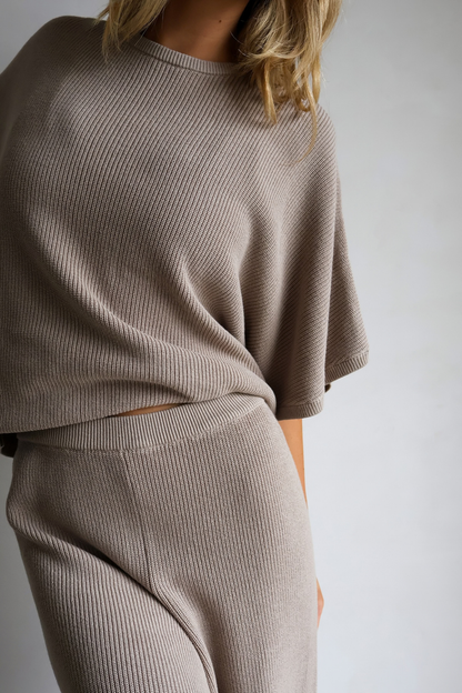 Laurent 100% Cotton Top - Sand