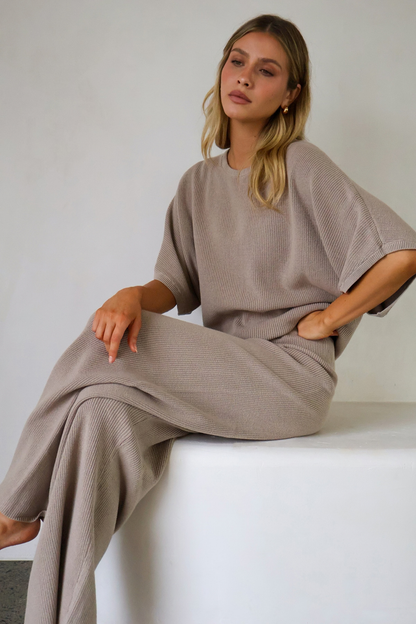 Laurent 100% Cotton Top - Sand