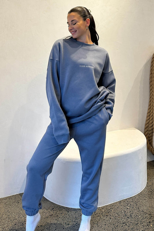 Live In Sweater - Vintage Blue