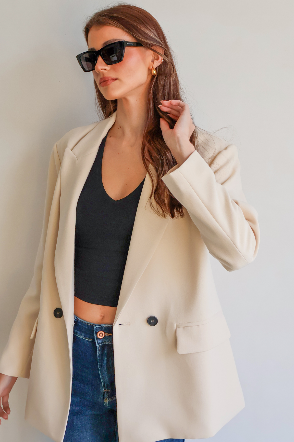 London Blazer - Cream