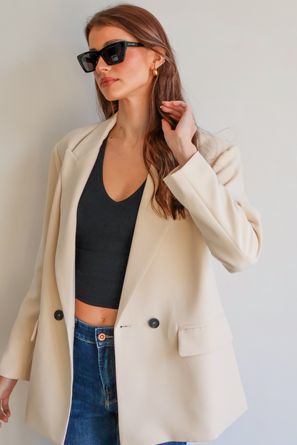 London Blazer - Cream