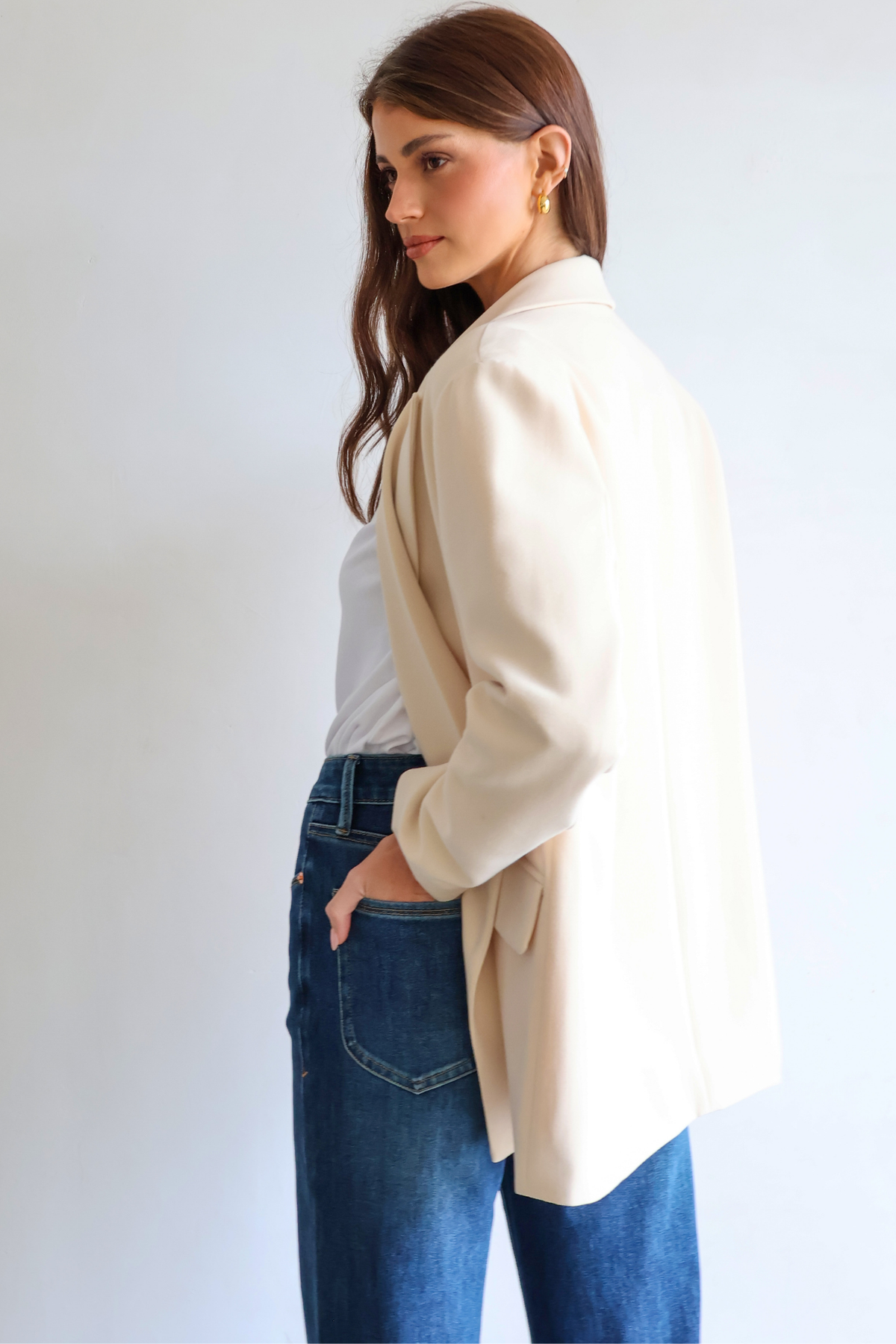 London Blazer - Cream