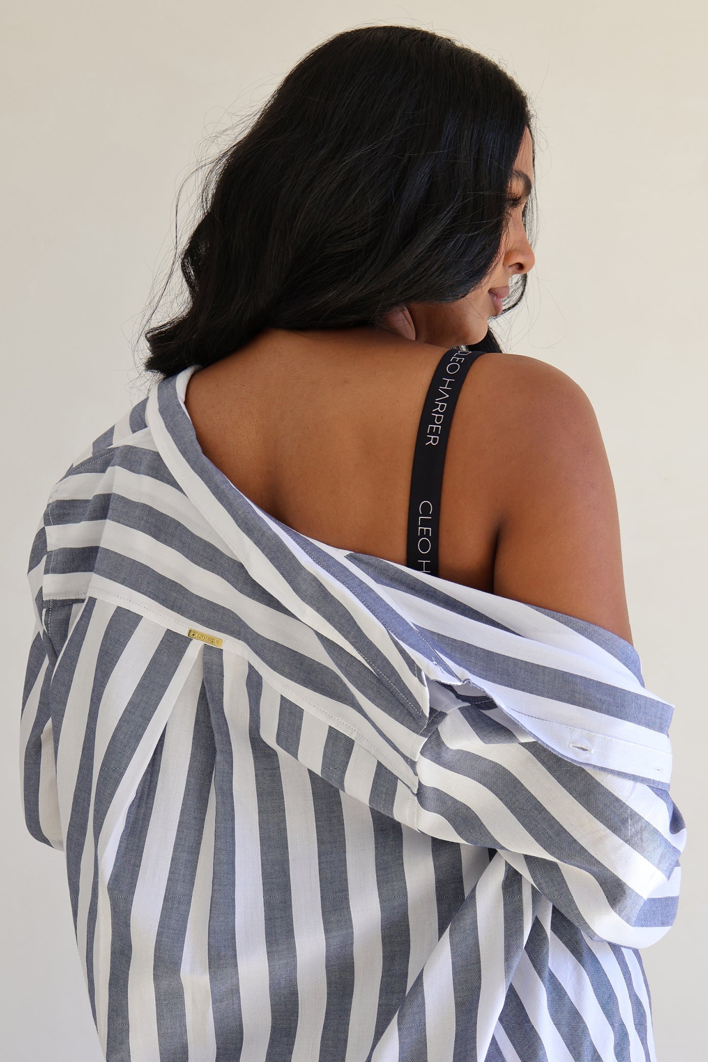 Mabelle Shirt - Navy Stripe