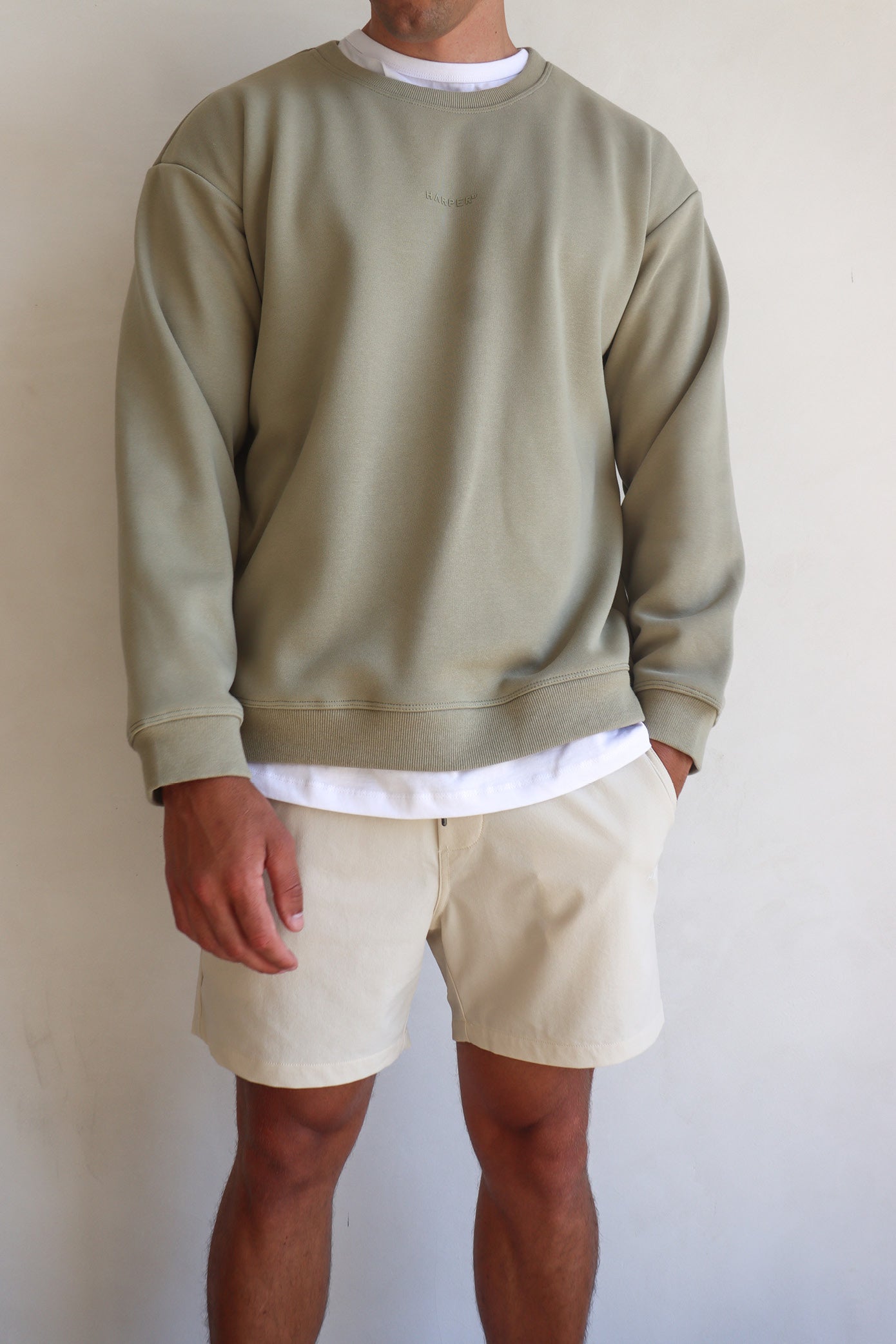 H17 Wave Shorts - Beige