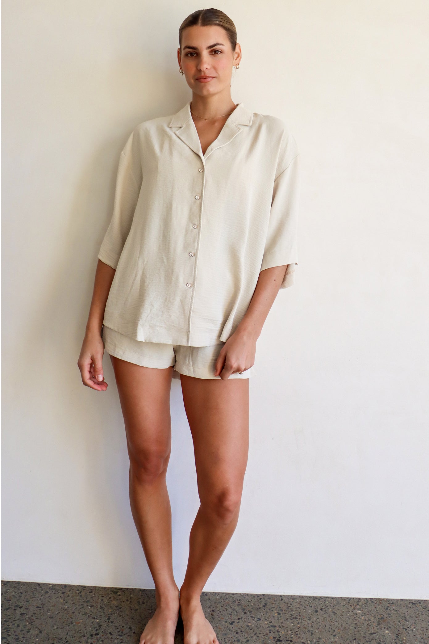 Living PJ Set - Beige