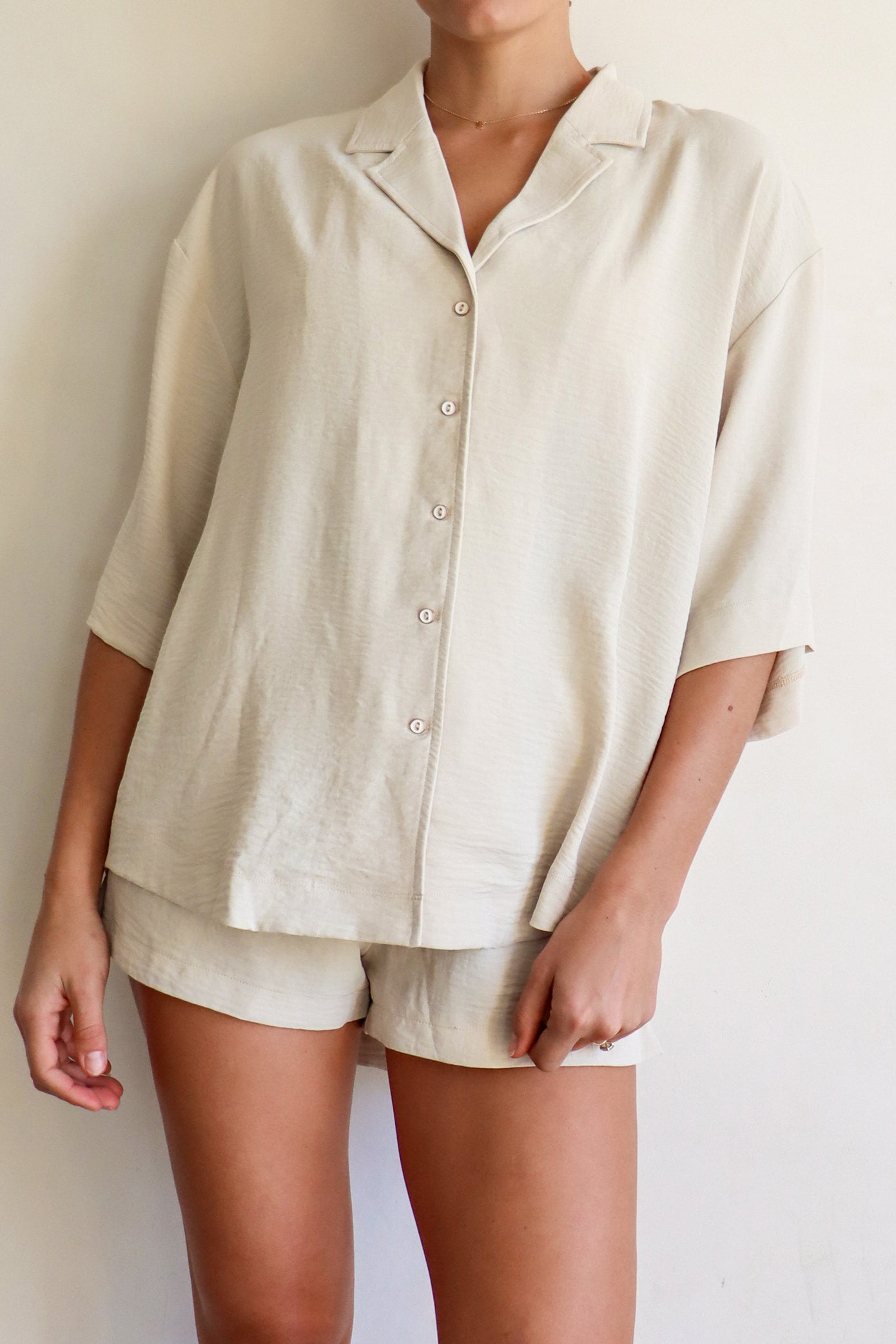 Living PJ Set - Beige