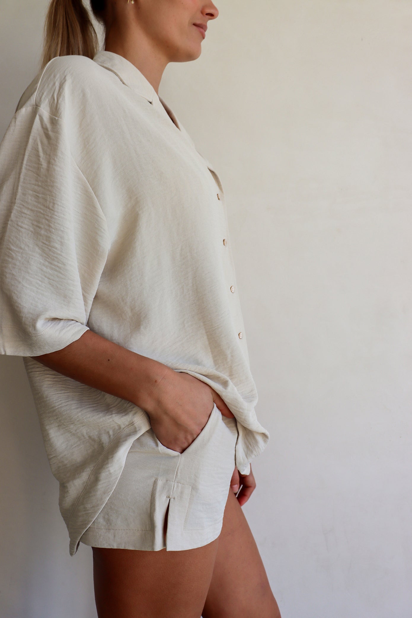 Living PJ Set - Beige