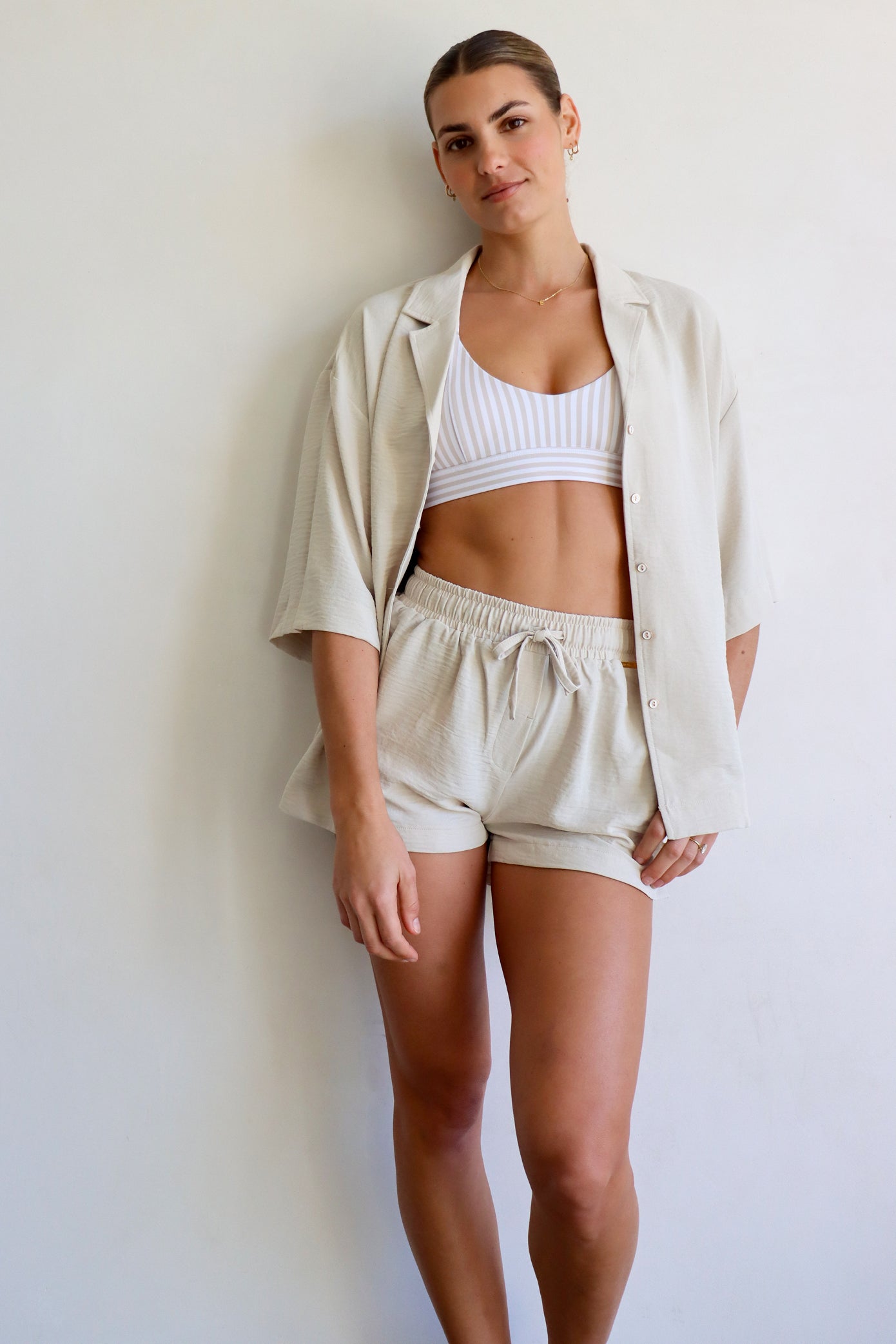 Living PJ Set - Beige