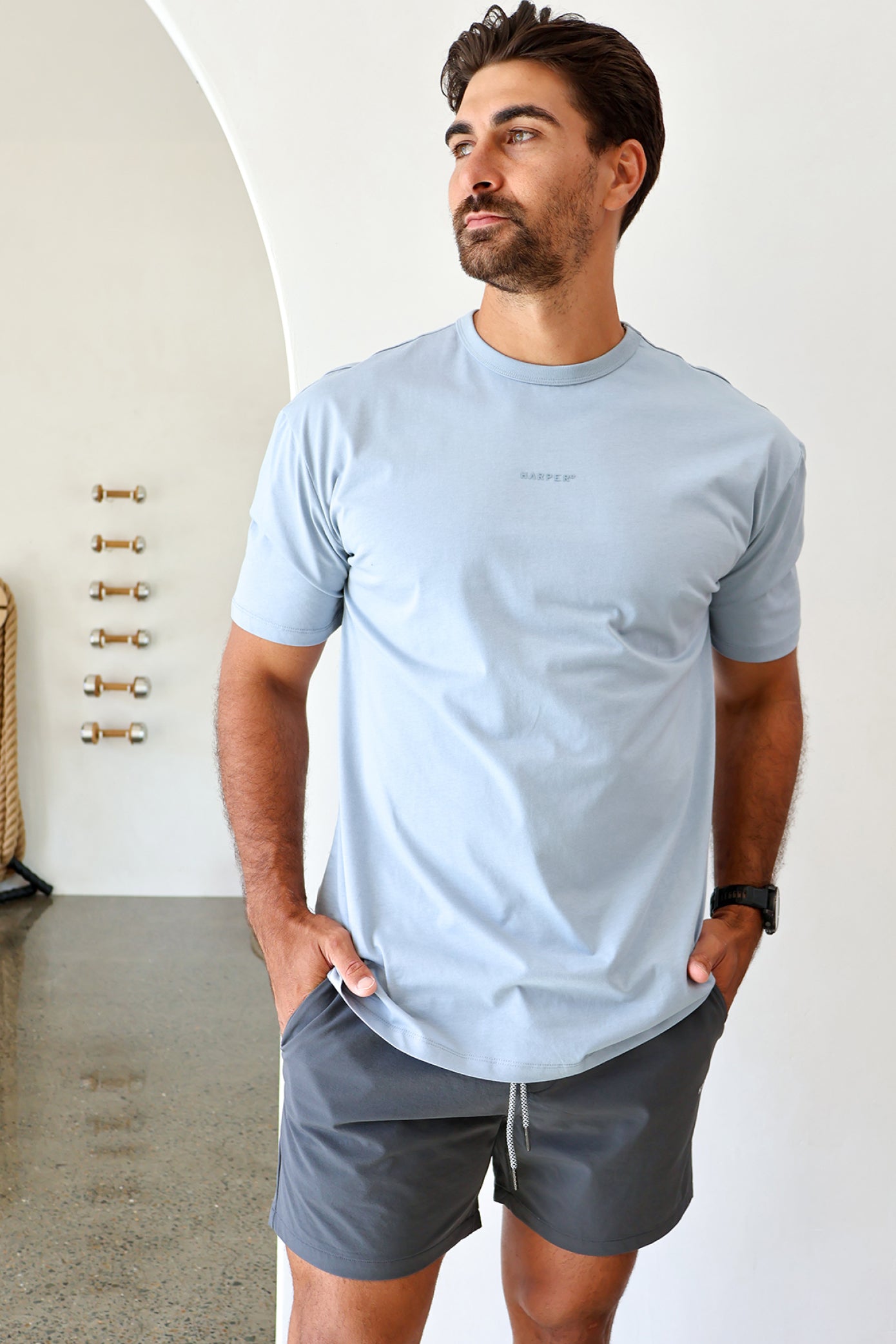 H17 Rome T Shirt - Light Blue