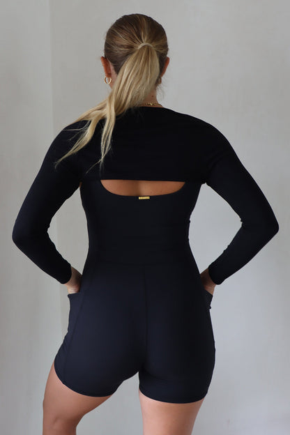 Rozalia Bodysuit - Black - Cleo Harper