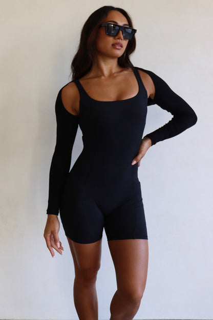 Rozalia Bodysuit - Black - Cleo Harper