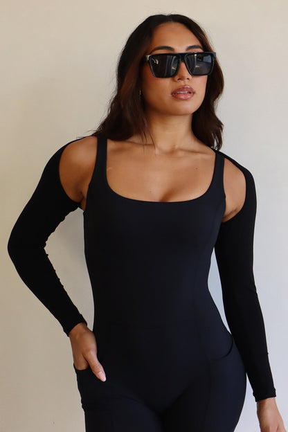 Rozalia Bodysuit - Black - Cleo Harper