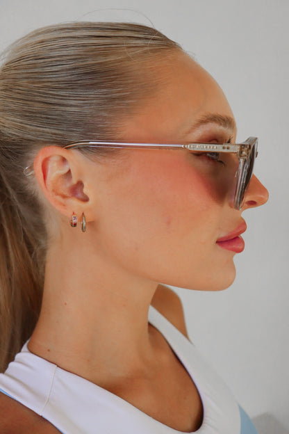 04 Sunglasses - Clear - Cleo Harper