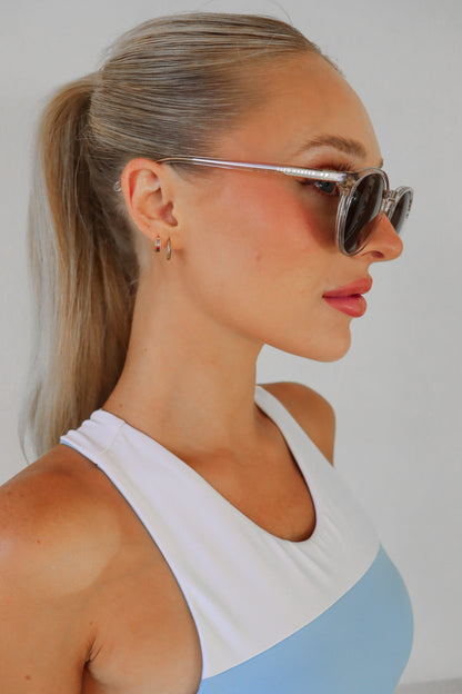 04 Sunglasses - Clear - Cleo Harper