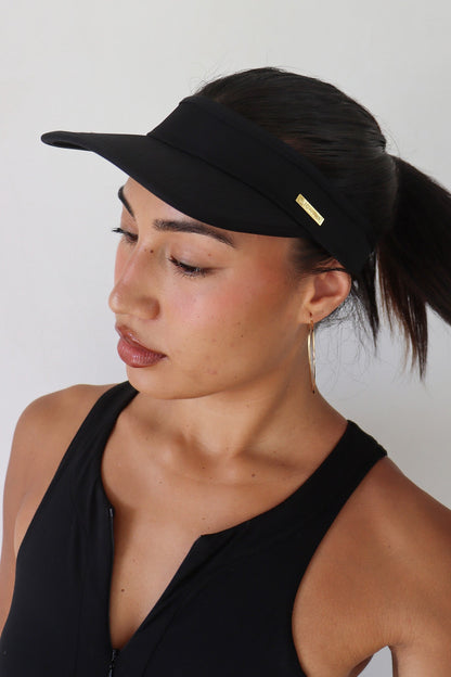 Visor - Black - Cleo Harper