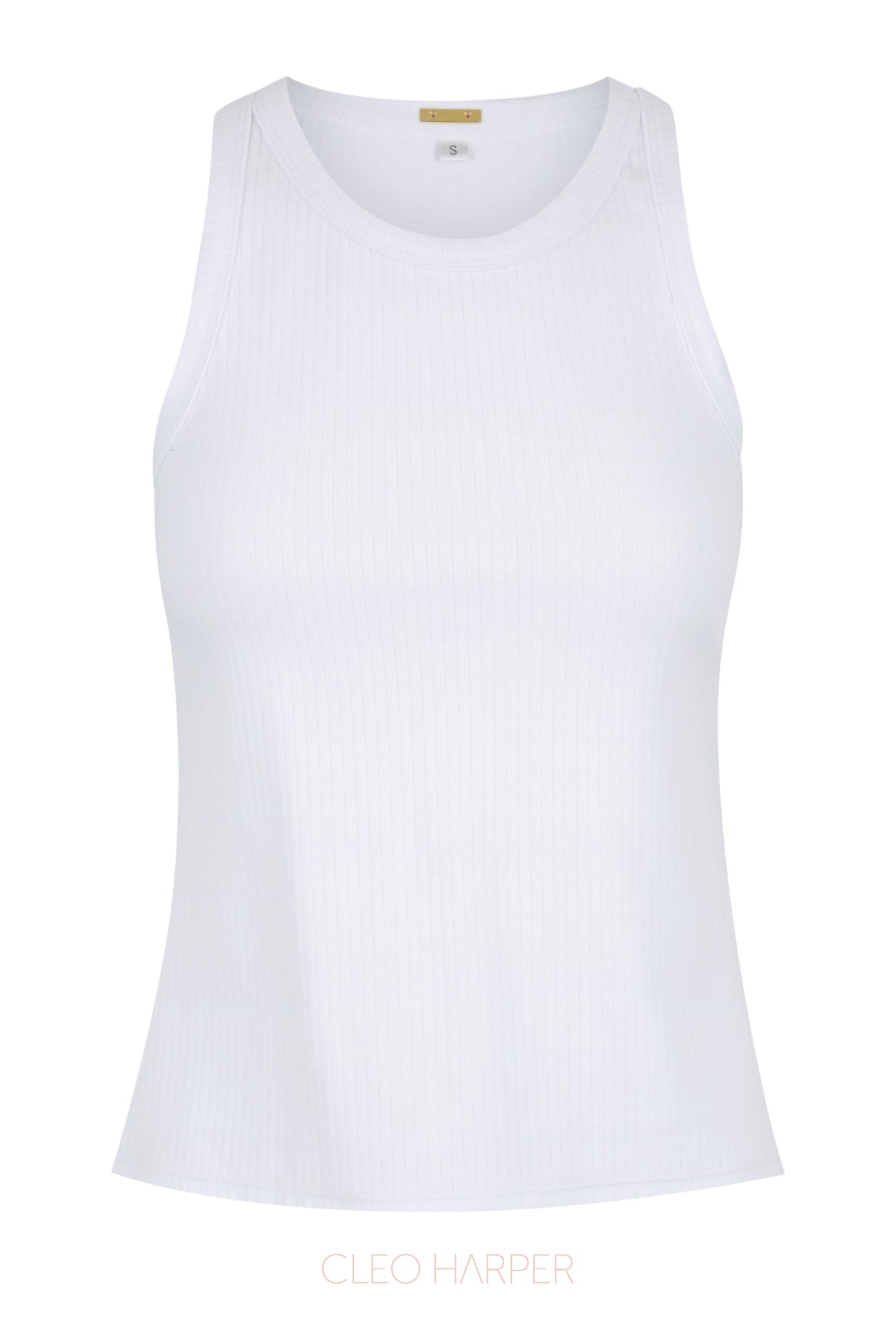 VITALITY TANK - WHITE - Cleo Harper