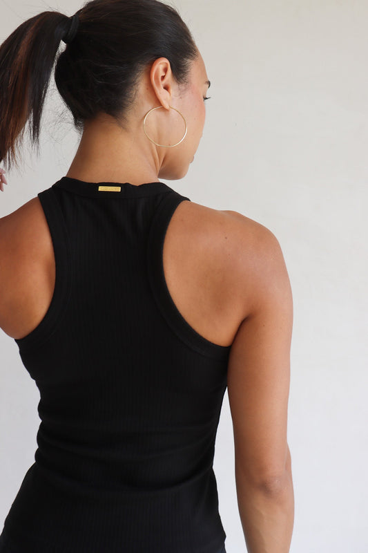 Vitality Tank - Black - Cleo Harper