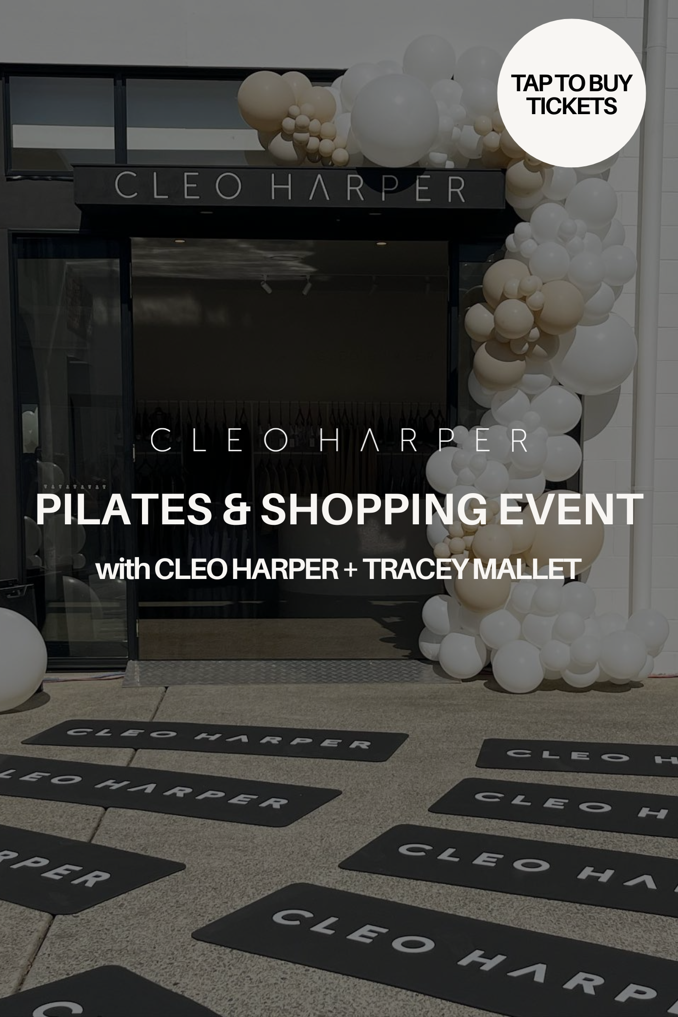 Tracey Mallet Pilates & Shopping Event - GOLD COAST