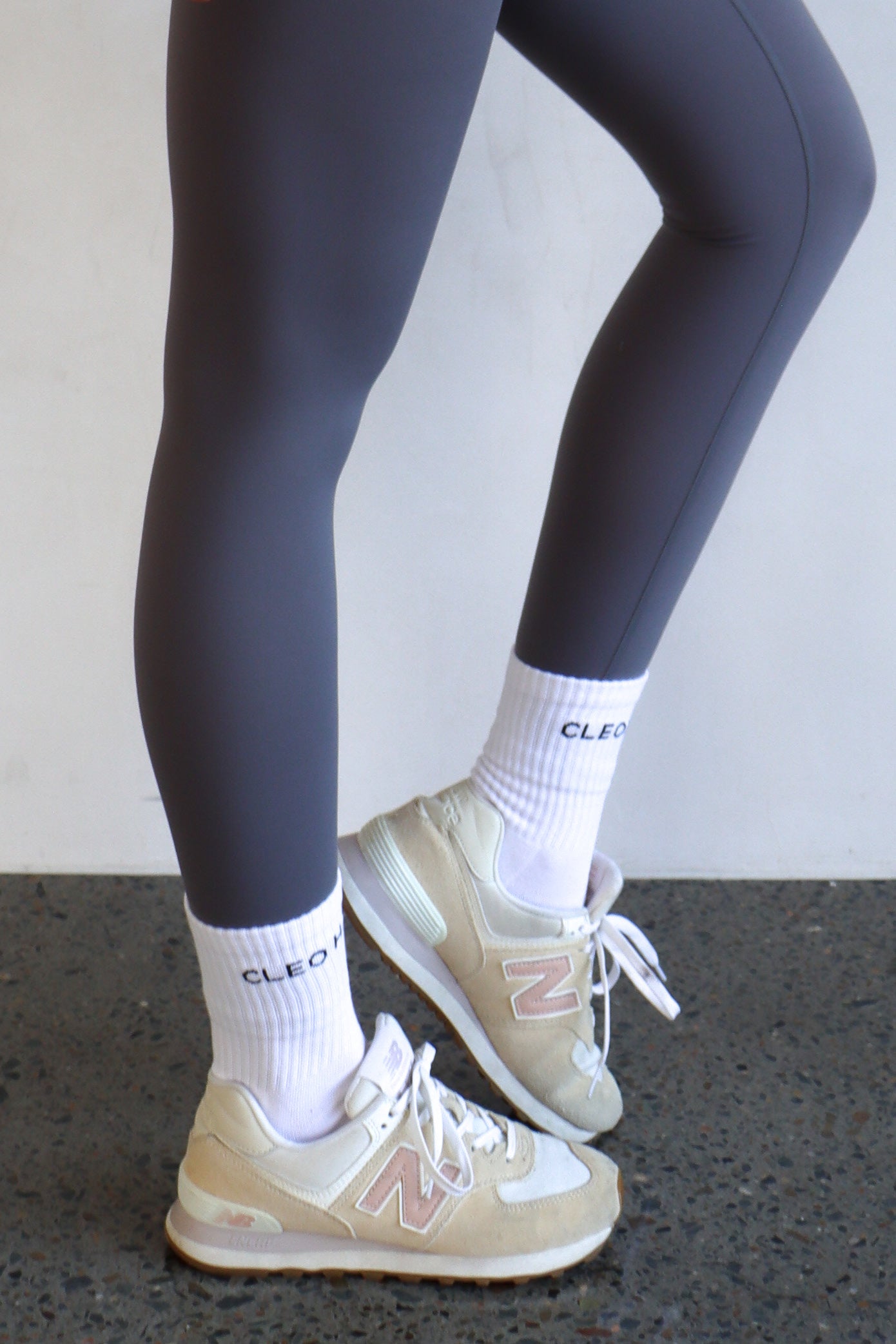 Classic Socks 3 Pack - Short - White - Cleo Harper